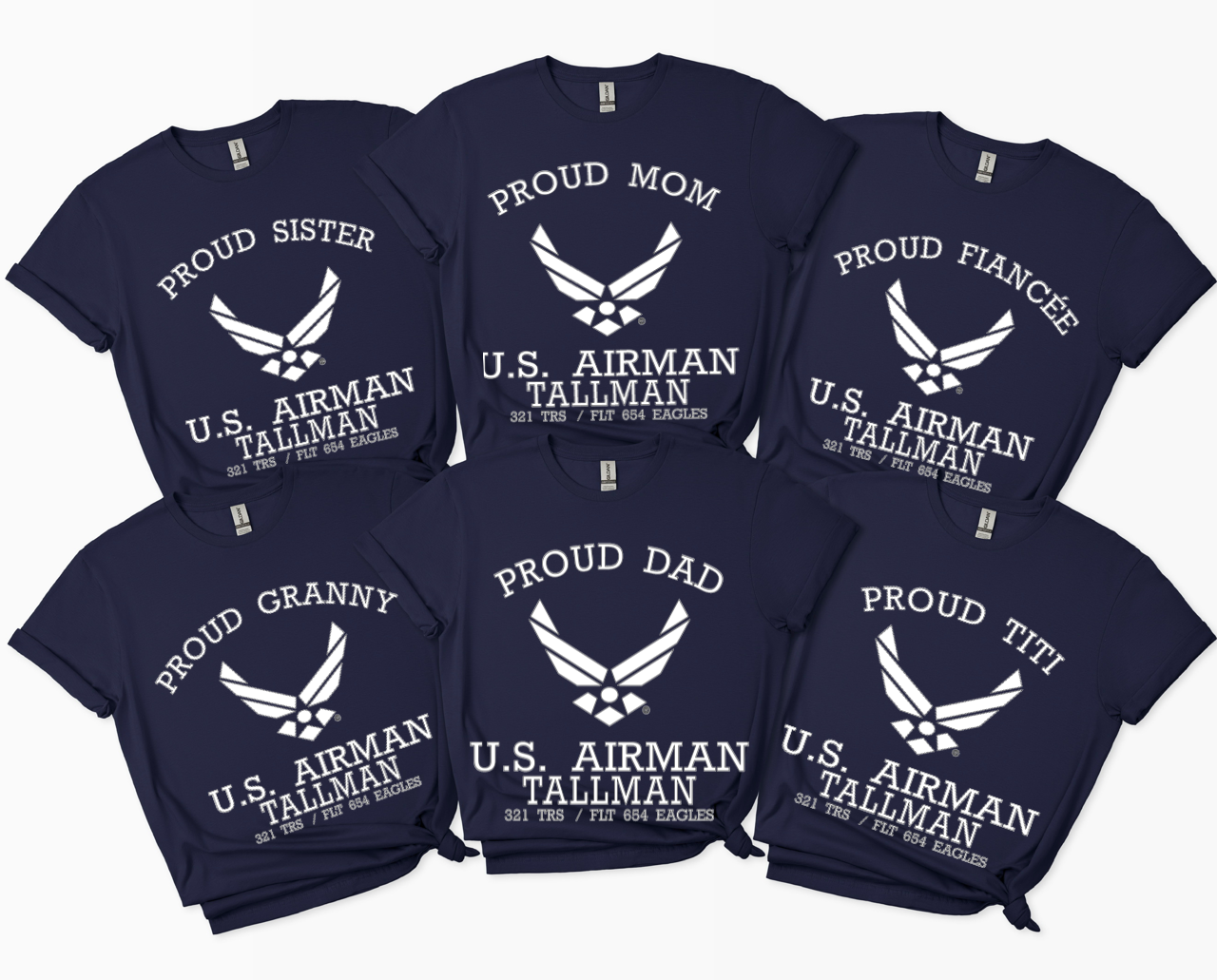 Air Force Personalized Shirts